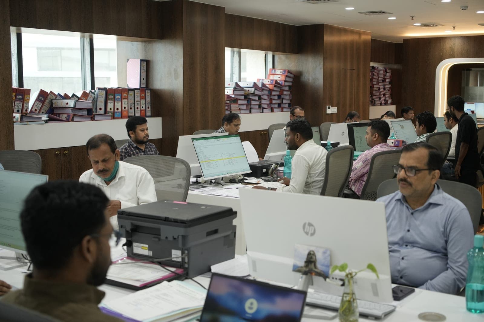 Our team at work
